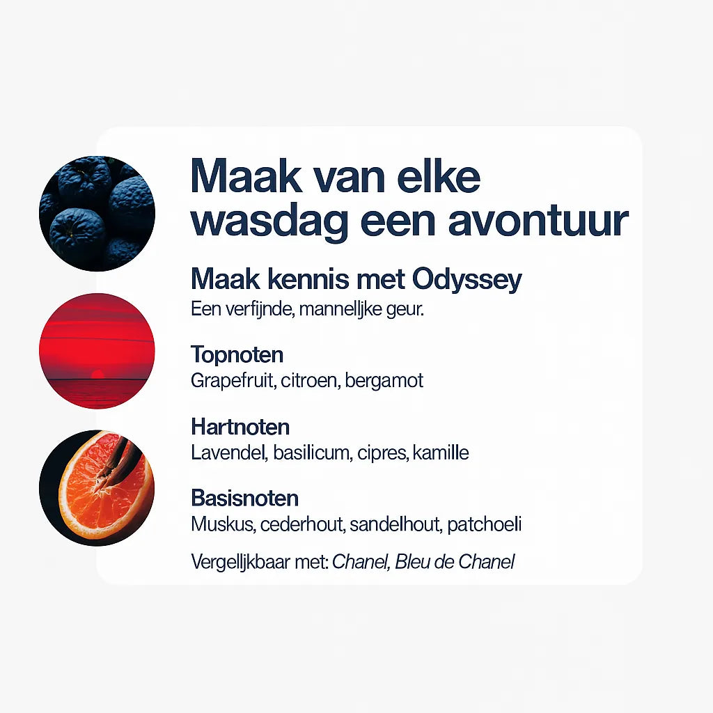 Odyssey Wasmiddel + Wasverzachter